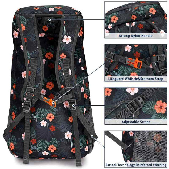 楽天市場】[G4Free] 超軽量 折畳みバッグ 登山リュック 40l 大容量 防水 ハイキング バックパック 旅行バッグ 軽量 通気 便利グッズ  多機能 男女兼用 アウトドア : ライフスマイルアップ 楽天市場店 [G4Free] 登山リュックサック 40L バックパック アウトドア 0