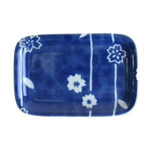 角皿 四角いお皿 長方形 朝食 トレー 陶器 食器 電子レンジ・食洗機対応 江戸小粋 美濃焼 たたら