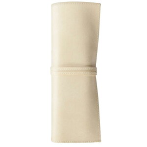 サキ(Saki) ロールペンケース合皮 オフホワイト P-660OW