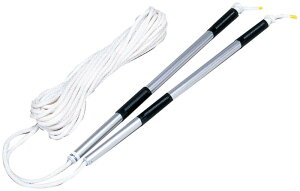 TOEI LIGHT(トーエイライト) ナワトビST 団体用なわとび まわしやすいアルミグリップ 収納ケース付