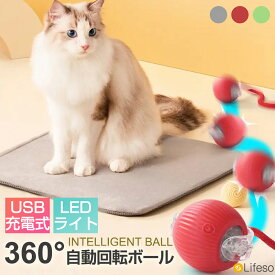 ＼6%OFFクーポンあり／猫 おもちゃ 電動 ボール 猫じゃらし おもちゃ 一人遊び ぐるぐるボール ネズミのしっぽ 飽きない 猫ちゃん走りだせ ネズミのしっぽつき USB充電式 光る 可愛い 安全 頑丈 軽量 静音 3モード おもしろ ペットおもちゃ プレゼント ギフト
