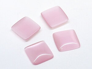 ガラス カボション ピンクキャッツアイ 4個入り  p-0993