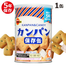 ブルボン 保存缶 カンパン(キャンデー入り) 5年 100g | 非常食 保存食 5年保存 備蓄食品 備蓄 食糧
