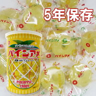 パイン パインアメ缶 非常食 保存食 お菓子 5年保存 長期保存缶 防災グッズ パインアメ 飴 おかし 備蓄