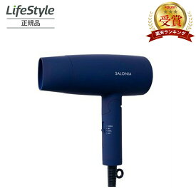 SALONIA スピーディーイオンドライヤー ネイビー SL-013-NV 速乾 おすすめ ヘアケア 軽量 風量 ダメージ スタイリング