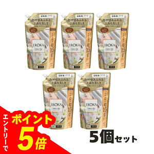 【エントリーでポイント5倍】【5個セット】花王 IROKA イロカ -ネイキッドリリーの香り- 650ml つめかえ用