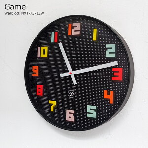 【クーポン配布中】掛け時計 おしゃれ 壁掛け 時計 インテリア シンプル 掛時計 Game ゲーム ウォールクロック 静音 音がしない モダン 北欧 レトロ かわいい 寝室 子供部屋 スイープムーブメ