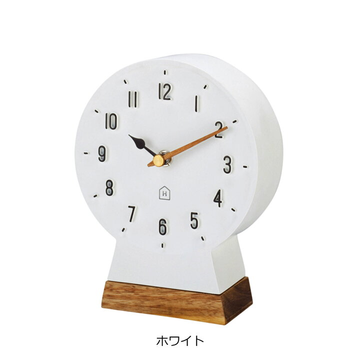 楽天市場 置き時計 おしゃれ 北欧 かわいい 置時計 テーブルクロック ポルク Polku Cl 4097 リビング 玄関 寝室 一人暮らし オブジェ かわいい 白 オシャレ シンプル モダン ナチュラル 静音 音がしない 静か 卓上 ホワイト Pup01 新生活 ライフスタイルショップ Funfun