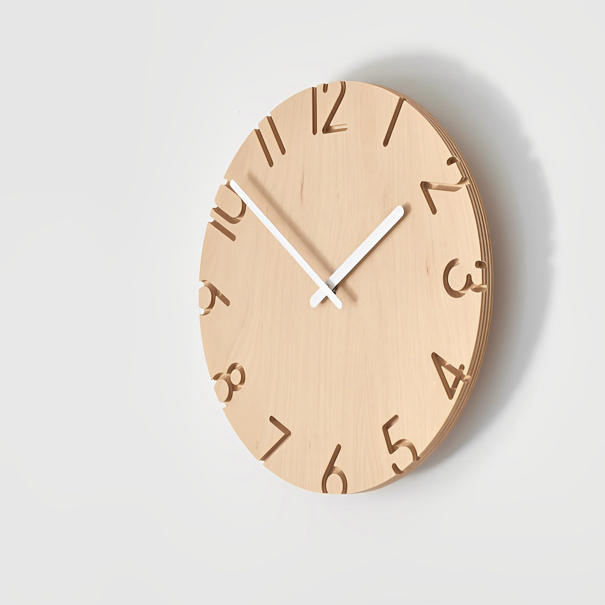 楽天市場】掛け時計 壁掛け時計 おしゃれ 北欧 時計 ナチュラル 木製 