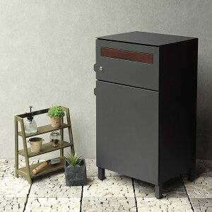 宅配ボックス 一戸建て用 ポスト 置き型 大型 大容量 郵便ポスト 置き型ポスト スタンドポスト 屋外 宅配BOX 郵便 置き配 PBX-014 PBX-015 Gian ジャン プッシュキー 鍵付き 新聞受け おしゃれ 玄関