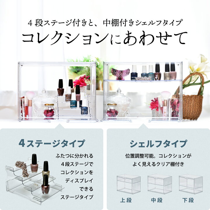 楽天市場】【クーポン配布中】ディスプレイケース 【6個セット】 棚 