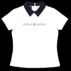 DOCUS ゴルフウェア レディース チビエリシャツ Tシャツ 半袖 おしゃれ かわいい ブランド DCL25S018【お取り寄せ】