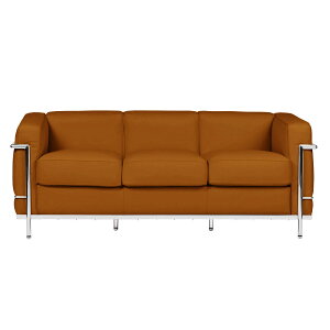 LC2 ソファ 3人掛け 本革 椅子 おしゃれ モダン デザイナーズ ル・コルビジェ 家具 リプロダクト SF8040C【お取り寄せ】