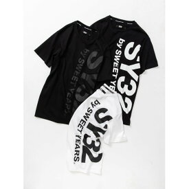 SY32 by SWEET YEARS Tシャツ メンズ レディス ブランド おしゃれ VERTICAL LOGO TNS1727J