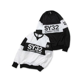 SY32 by SWEET YEARS スウェット トレーナー ゴルフ メンズ レディース ブランド おしゃれ セットアップ TNS1744 Exchange