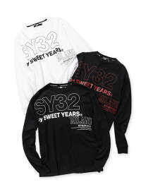 SY32 by SWEET YEARS ロングTシャツ メンズ おしゃれ ブランド ゴルフ スポー ツ 13536J お取り寄せ商品