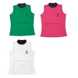 DOCUS ゴルフウェア ノースリーブ モックシャツ レディース ブランド おしゃれ かわいい dcl24s002-asu お取り寄せ商品