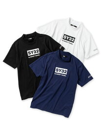 SY32 by SWEET YEARS Tシャツ 半袖 メンズ レディース モックシャツ おしゃれ ブランド ゴルフ サッカー スポーツ 13042