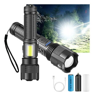 yzzd LEDd Px`bv ˃Cg Type-C USB[d ͒Px nfBCg e18650/3AdrΉ 6탂[h &ԐF COBƓ Y[\ SO