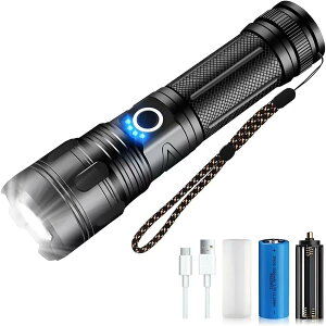 d LED Px`bv XHP70LED Px50000[eʃobe[ IPX7h Type-C USB[d  Rp A~jE Y[ SOSCg ً}p &ԐF 7탂[h Ϗ