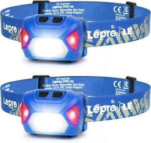 �w�b�h���C�g LED �w�b�h�����v ���P�x led�w�b�h���C�g �d�r�� 2�Z�b�g 6��_�����[�h�y�ԁ������C�g/�X�|�b�g�E���C�hLED����/SOS�_��/���p�_��22����/IPX4�h��/�p�x������/CE ROHS�F�؍ς݁z 