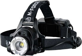 ヘッドライト 充電式 センサー点灯 電池付属 釣り 登山 アウトドア用 作業灯 N-FORCE SR-01L
