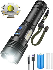 d LED ́yɍPEČR̗pfznk h 26650t/18650/P4drΉ 5000mAheʓdr yp_ő16/USB[d/X}zɏ[d\znfBCg COBCg d͕\ 