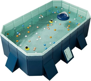 yzz܂肽݃v[ Csv 205×138×50cm ^ gȒP ƒp qp lp FOLDING_POOL lCr[ 210 tH[fBO@1-4l