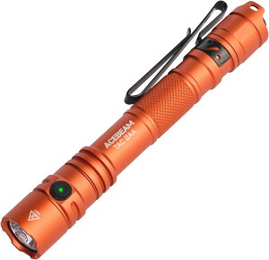 懐中電灯 単三電池に対応 1600/1400ルーメン 超高輝度 181メートル 長距離 小型 ペンライト 電池監視 EDC & 戦術デュアルモード 強力 LEDフラッシュライト 2メートル防水 防災 停電対策 緊急 護身