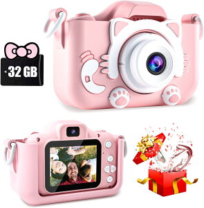 qpJLbYJ gCJ 1080P HD J 32GB[J[ht 2.0C`IPS  4{Y[ USB[d fAY VRیP[X q^B fW^ j