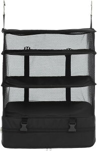 吊り下げ収納 衣類ラック クローゼットインナーバッグ 収納 旅行 出張 防湿防カビ 取り付け簡単 省スペース 下着 靴下 帽子 収納 インストール不要 大容量 衣装ケース 4段 取付簡単 折り畳み