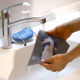 【メール便】 ねこ katakata スポンジワイプ 水切りサイズ Sサイズ 北欧 台所スポンジ セルロース 吸水クロス ecomforthouse おしゃれ プチギフト キッチン 天然素材 日本製 食器洗い 森のふきん ヴェテックス 吸水 速乾