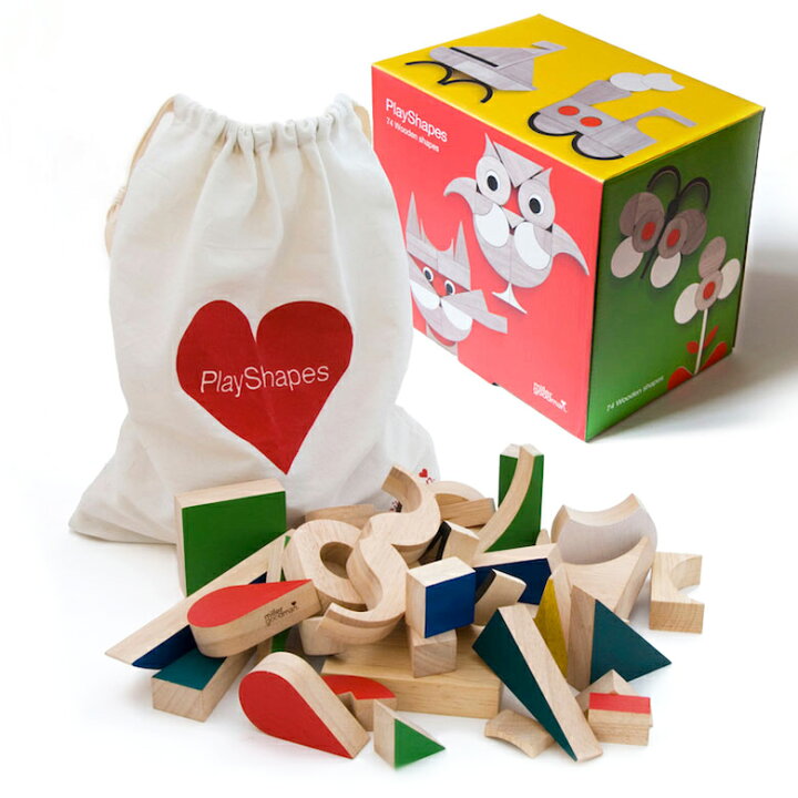 楽天市場】積み木 Miller Goodman ミラーグッドマン PlayShapes プレイ 