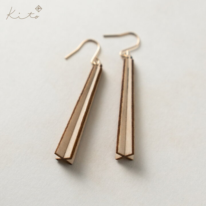 楽天市場】【リボンBOX】 北欧 Kito 白樺のピアス イヤリング 木の 