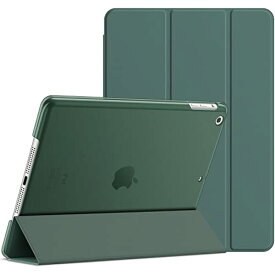 色：ミスティブルー JEDirect iPad Air ケース (第1世代) レザー 三つ折スタンド オートスリープ機能 スマートカバー (ミスティブルー)