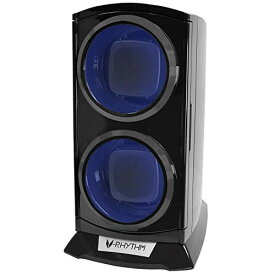 ベルソス ワインディングマシーン 縦型ツイン LEDライト付き ブラック 2本巻き VS-WW012 (ブラック)