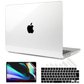 TWOLSKOO MacBook Air 13.6 ケース 色：クリア A2681 M2 Chip 2022 発売 対応, 耐衝撃 排熱機能 改良型 マット ハードケース * 液晶保護フィルム * 日本語キーボードカバー MacBook Air 13.6インチ, クリア