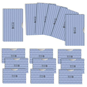 色：ノルディック柄 ブルー LOE カードケース RFID 磁気 スキミング 防止 クレカ & 通帳 サイズ (ノルディック柄 ブルー)