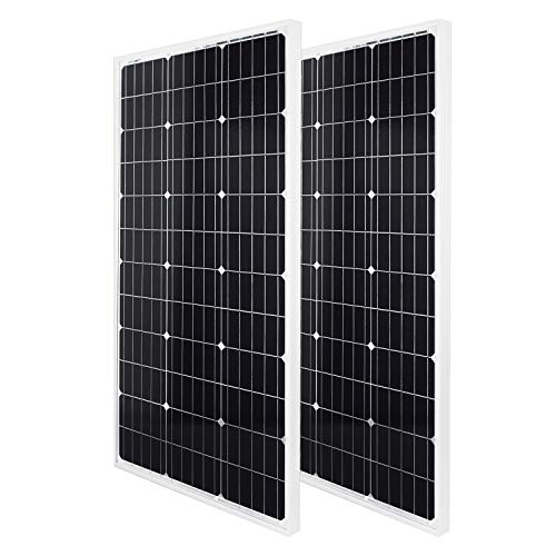 ECO-WORTHY 100 Watt 12 Volt Monocrystalline Solar Panel 100W Compact Design 