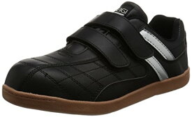 色：ブラック サイズ：24.5 cm 靴幅: 3E [ヘイギ] 安全靴 セーフティーシューズ マジック 先芯入り スニーカー 作業靴 HG-1516M メンズ