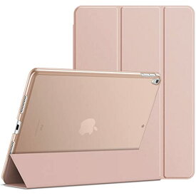 色：ピンク JEDirect iPad Air 3(2019)とiPad Pro 10.5(2017) 用ケース 三つ折スタンド オートスリープ機能 (ピンク)