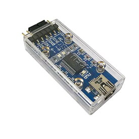 DSD TECH SH-U09F USB TTL 変換アダプタ FTDI FT232RLチップ採用 3V3/5VTTLをサポート 透明なケース付き