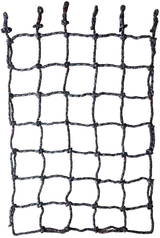 色：マルチカラー、1x1.8m (アワンキー) Aoneky クライミング ネット ロープ 室内 アウトドア スポーツ 登り 練習 遊具