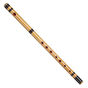 色：黒巻 山本竹細工屋 竹製篠笛 7穴 七本調子 伝統的な楽器 竹笛横笛 (黒紐巻き)