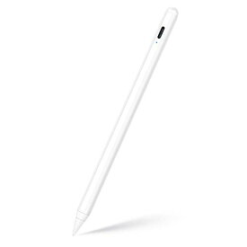 色：ホワイト KINGONE スタイラスペンiPad ペン 超高感度 極細 タッチペンiPad 傾き感知/誤作動防止/磁気吸着機能対応【2020年最新進化版】軽量 USB充電式2018年以降iPad/iPad Pro/iPad air/iPad mini対応