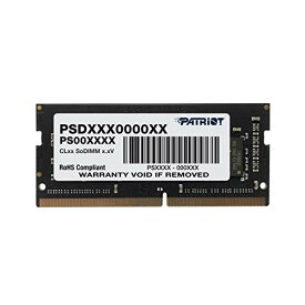 サイズ：2400 8GB (1Gx8) Patriot Memory DDR4 2400MHz PC4-19200 8GB SODIMM ノートパソコン用メモリ PSD48G240081S