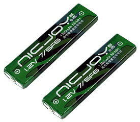 サイズ：2個 NICJOY ガム電池 ニッケル水素充電池 CDプレーヤー MDプレーヤー 用 NH-14WM NH-10WM HHF- AZ201S HHF-AZ01 RP-BP61 ADN55BT MHB-901 互換品 (2個)