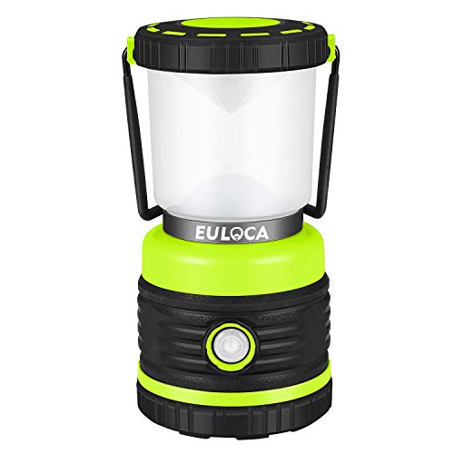 euloca 超高輝度 LEDランタン 明るさ1200ルーメン 電池式 4つ点灯モード切替 昼白色と暖色 無段階調光 防災 非常用 登山 キャンプ 超目玉 国内在庫 緊急 釣り 停電