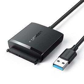 UGREEN SATA USB変換 3.5 2.5 インチ HDD SSD用 SATA3 USBケーブル 高速転送 UASP対応 SATA USB 3.0 変換アダプタ Windows/Mac OS 両対応