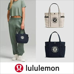 ���������� lululemon Daily Multi-Pocket Mini Canvas Tote Bag 6.5L �~�j�g�[�g�o�b�O �����`�o�b�O �L�����o�X ���S���� ���f�B�[�X �J�W���A�� �u�����h